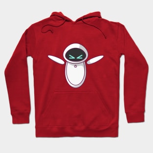 Assistant Robot Cute Angry Expression Hoodie